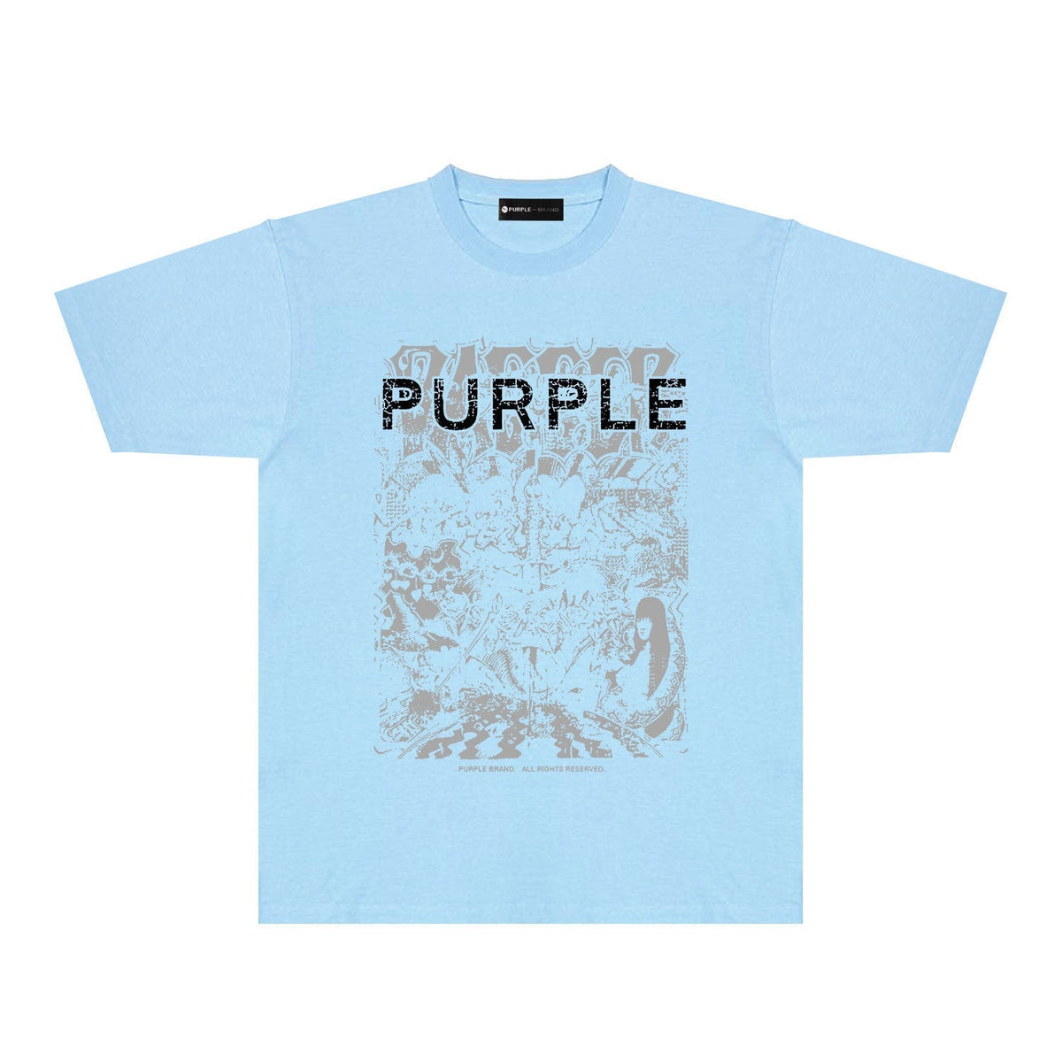 Street style Purple Brand T-shirt