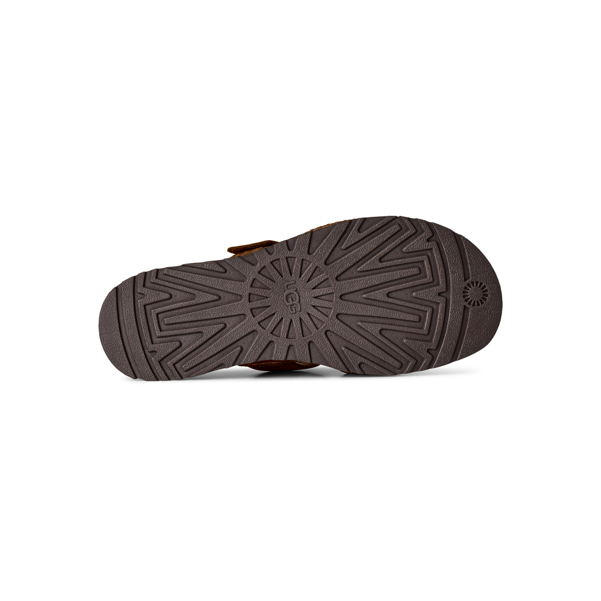UGG Women's GoldenGaze Slide in Dark Chestnut