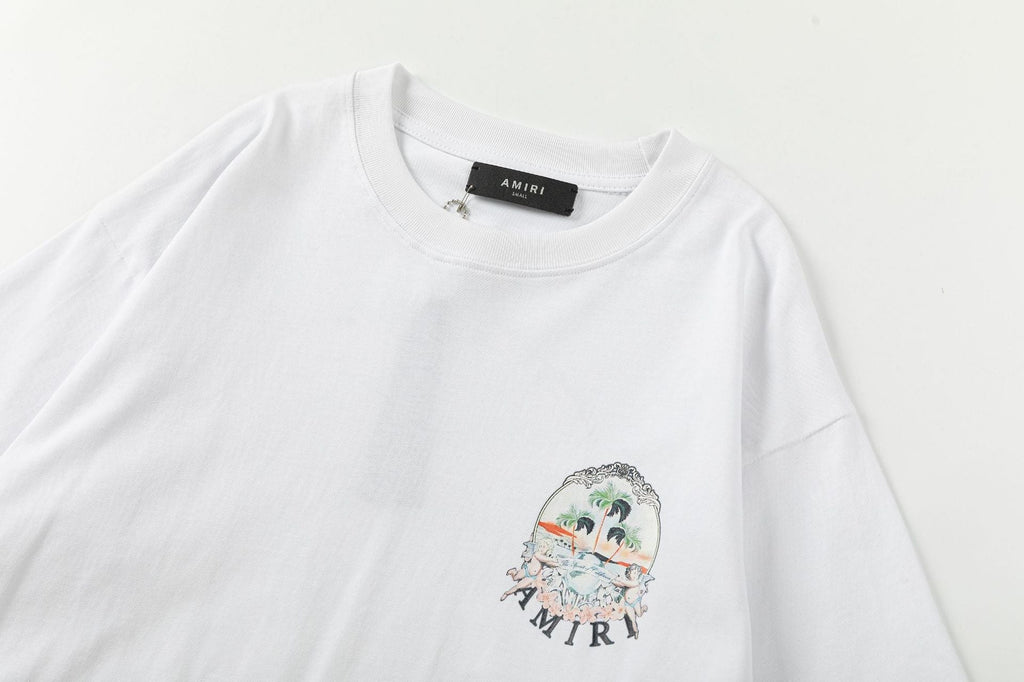 AMIRI Cherub Logo-Print T-Shirts