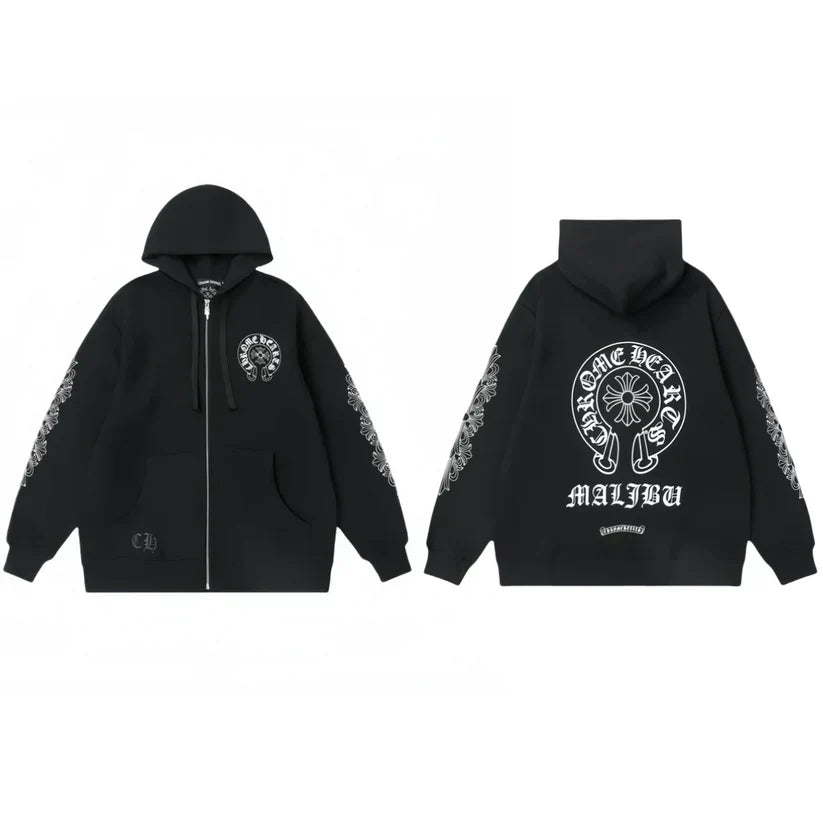Chrome Hearts New Zip Up Hoodie 8515