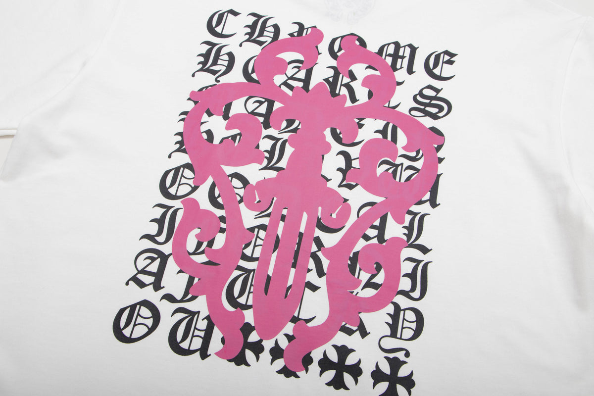 CHROME-HEARTS Eye Chart Dagger T-shirt K6025