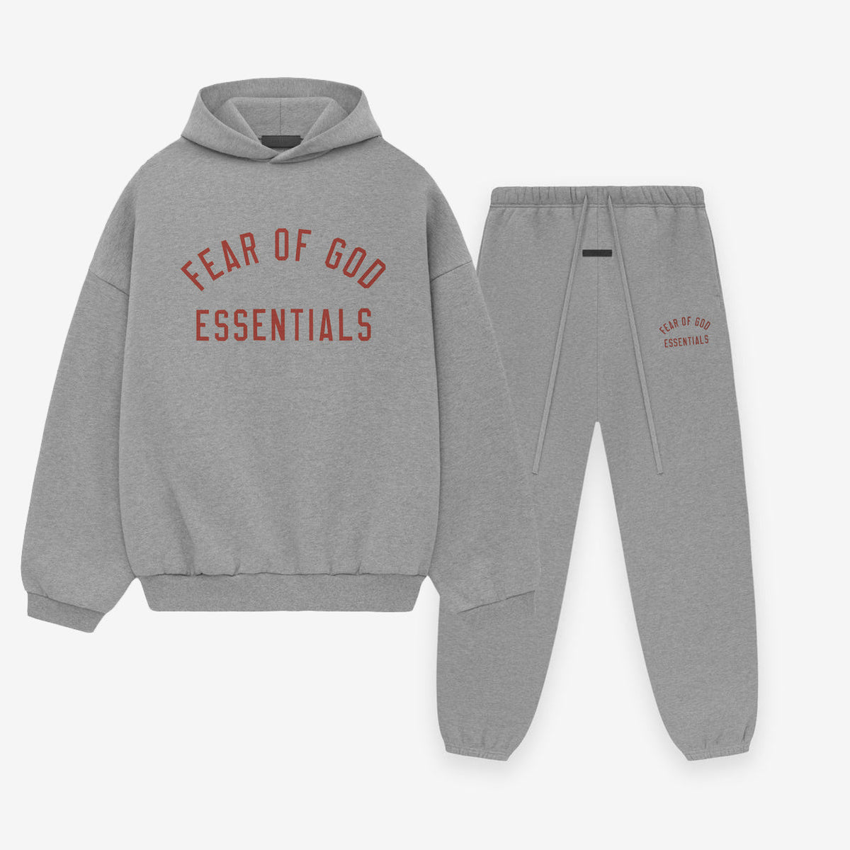 Essentials Heavy Hoodie & Pants Set Gray