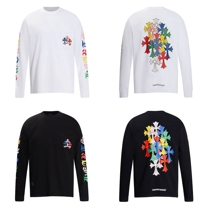 CHROME-HEARTS Men's Long-Sleeve T-shirt Sweatshirt K8003