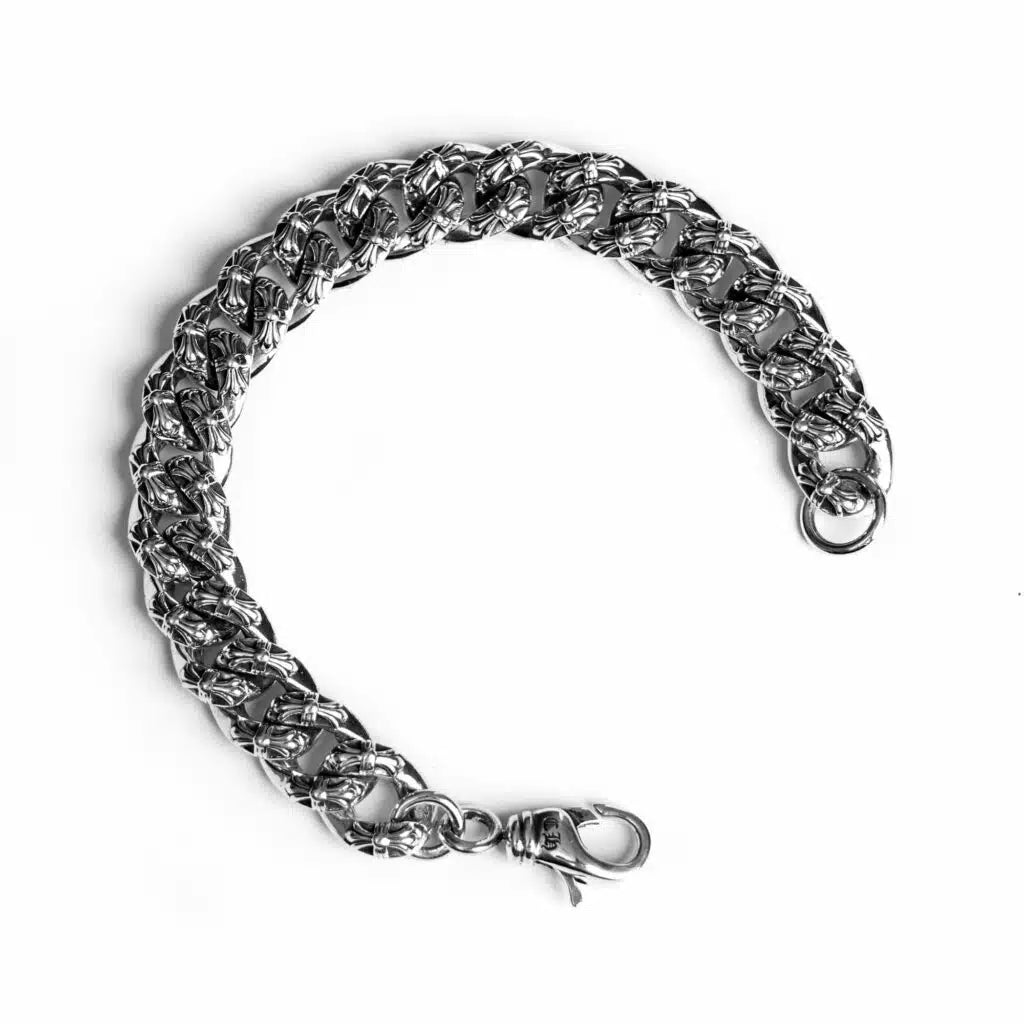 Chrome Hearts Babyfat Fancy Chain Clip Bracelet