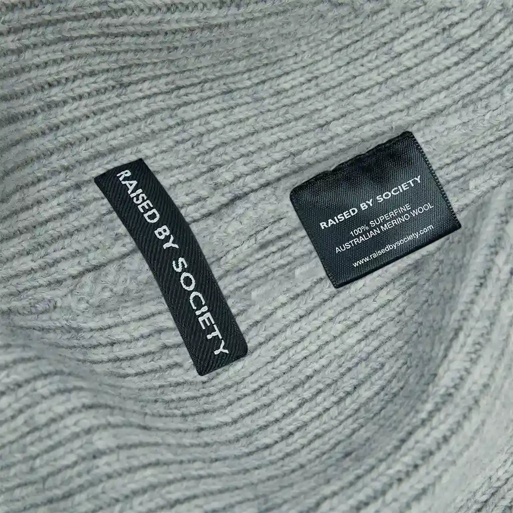 LIGHT GREY SHORT BEANIE