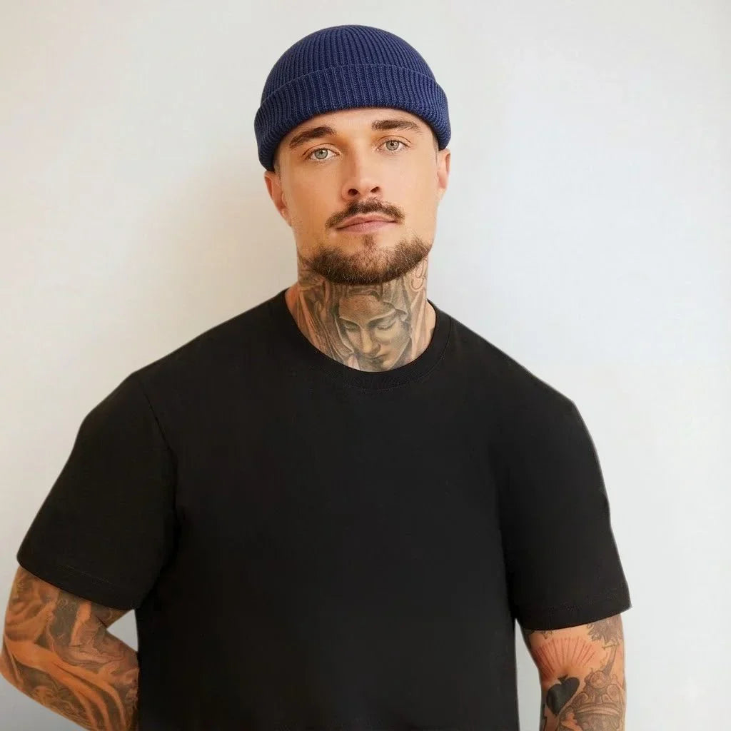 NAVY FISHERMAN BEANIE PRO