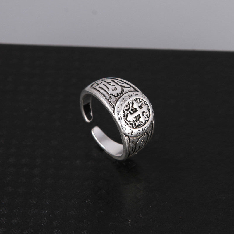 Chrome Hearts Sliver cross original couple ring