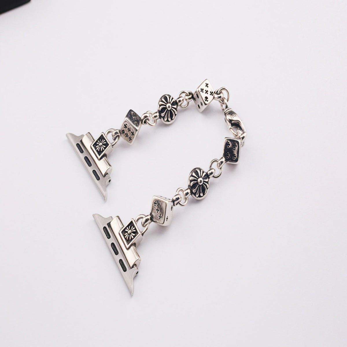 Chrome Hearts cross flower ball dice watch strap