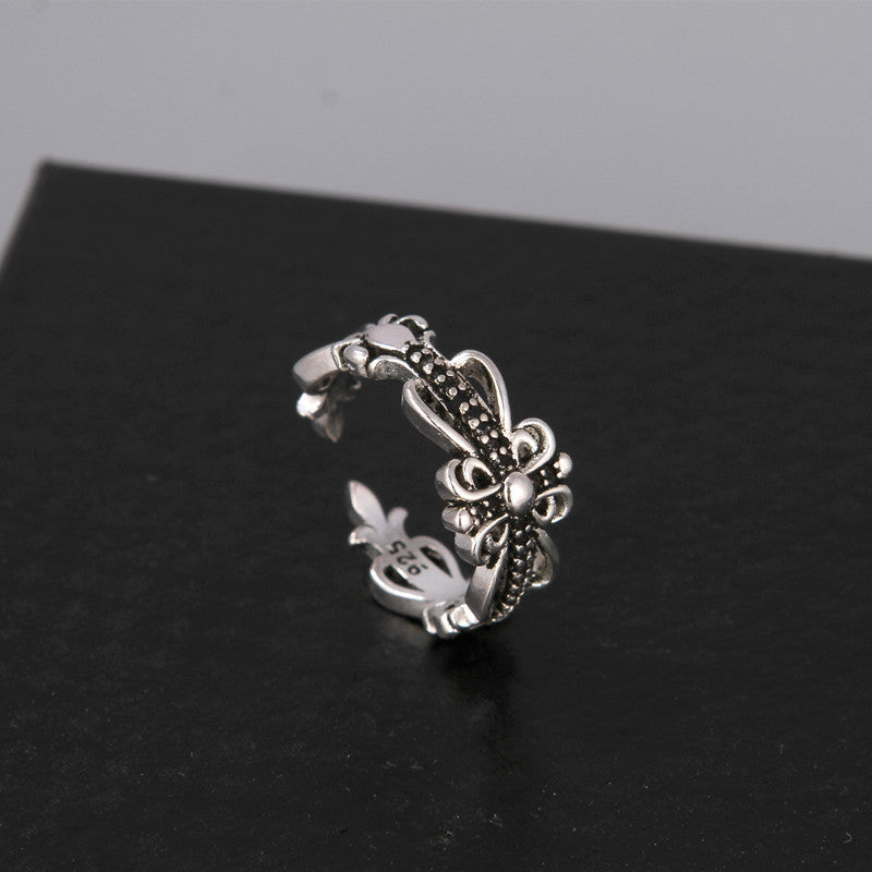 Chrome Hearts Sliver cross original couple ring