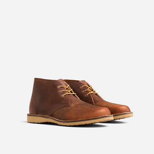 Red Wing Men's Weekender Chukka in Copper Rough & Tough Leather
