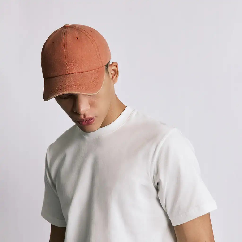 SUNSET ORANGE VINTAGE CAP