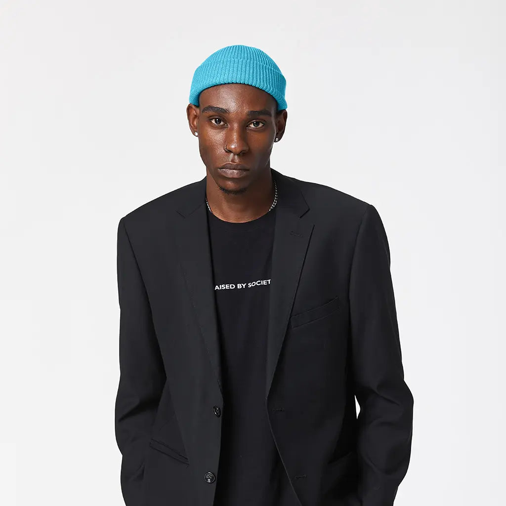 UNIVERSITY BLUE FISHERMAN BEANIE