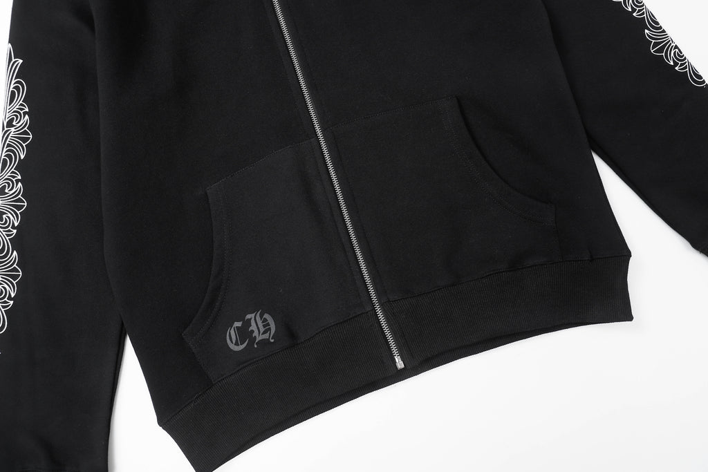 Chrome Hearts New Zip Up Hoodie 8515